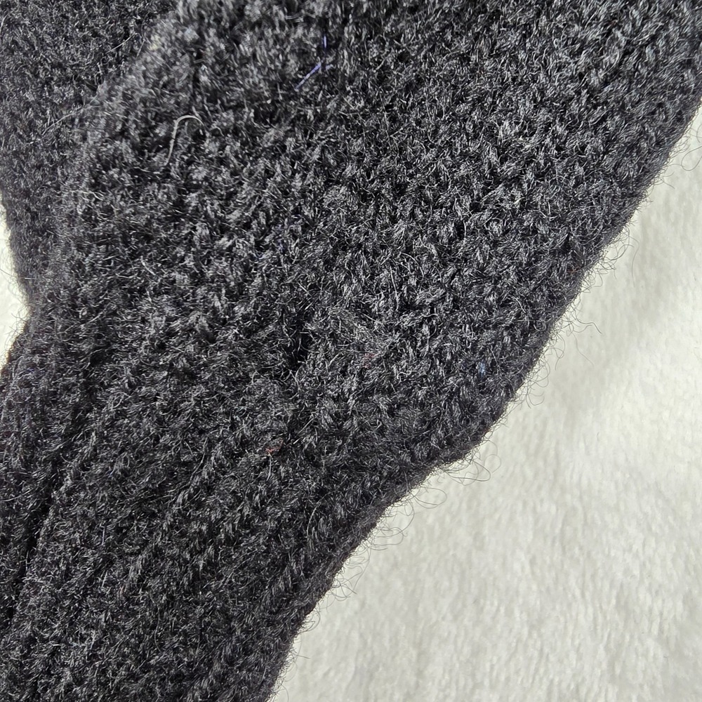 Thuleknit Pure New Steland Wool Women's Size Large Black Sweater‎ - Picture 3 of 11